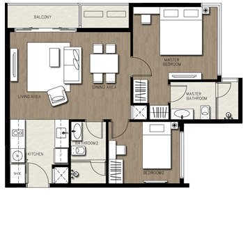 SANSIRI Condo Floor Plan