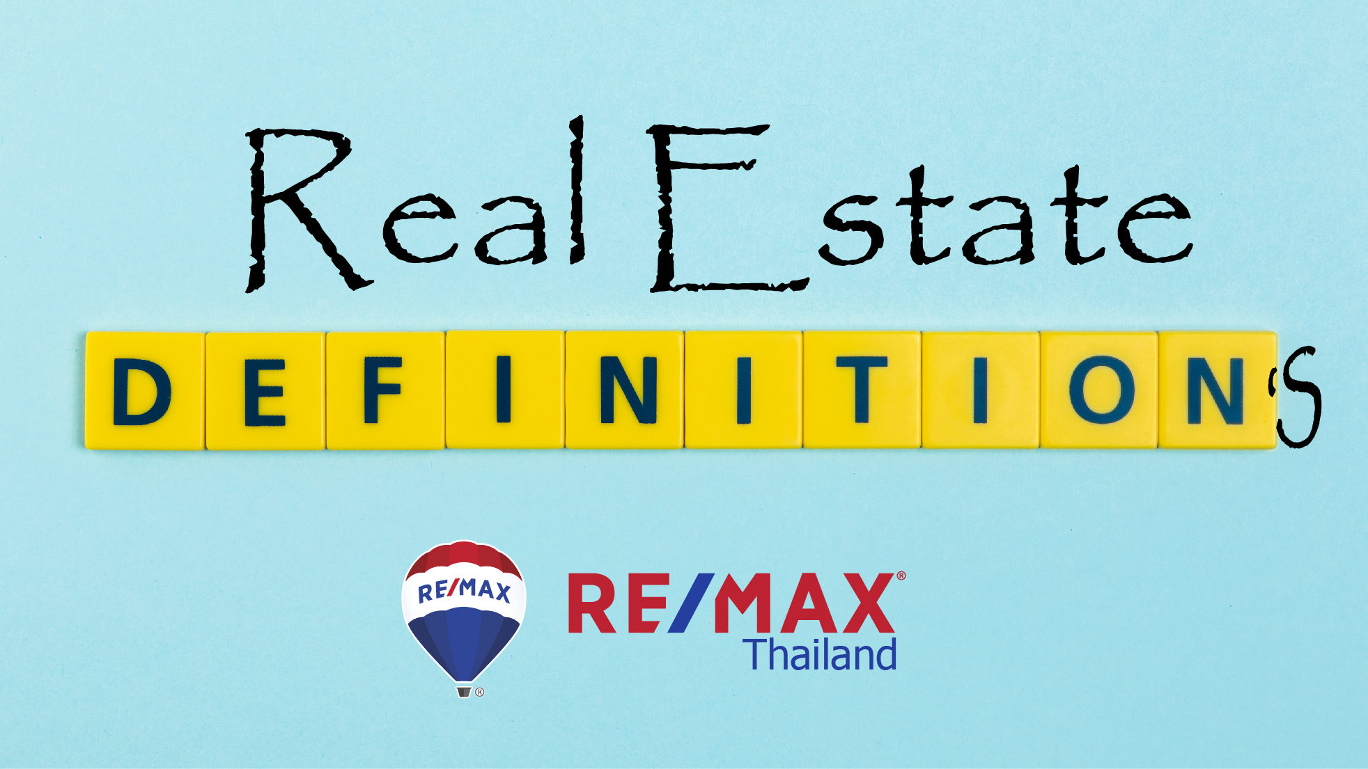 Real Estate Definition and vocabulary in Thailand